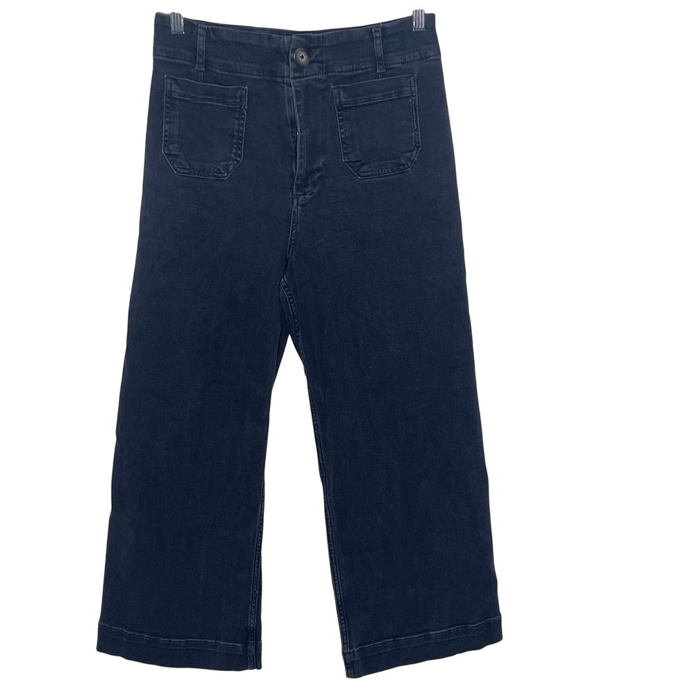 Pilcro and the Letterpress  The Skipper High Rise Wide Leg‎  Pocket Jeans 29